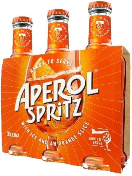 Aperol Spritz Bitter 9% obj. (3×20cl)