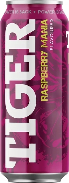 Tiger Energy drink Raspberry flavoured