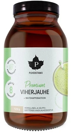 Puhdistamo Premium Green Powder (Prémiová směs zelených superpotravin)