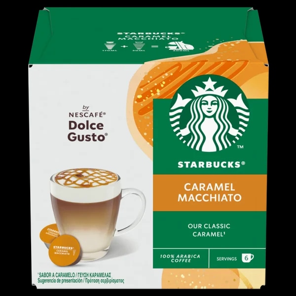 Starbucks® Caramel Macchiato by NESCAFE® DOLCE GUSTO® - kávové kapsle