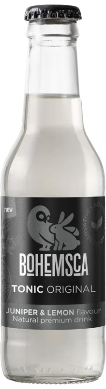 Bohemsca Tonic jalovec a citron sklo