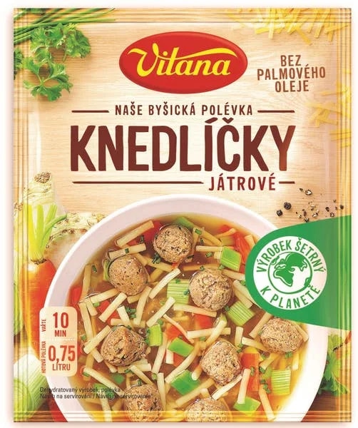 Vitana Polévka s játrovými knedlíčky