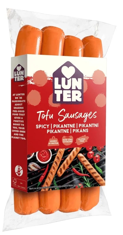 Lunter Tofu sausages pikantní