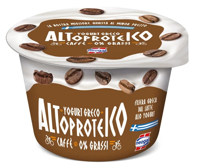 Neogal High protein řecký jogurt 0 % tuku s kávovým extraktem