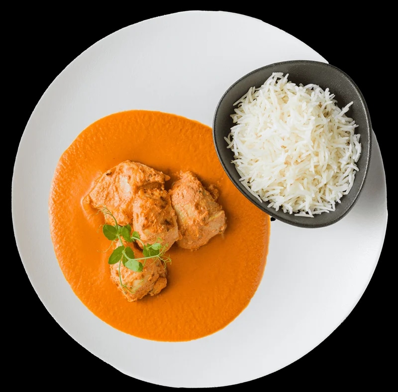 Balanced food Indické proteinové kuře a basmati rýže ze Zátiší