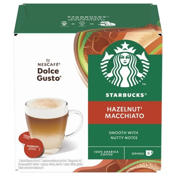 Starbucks® Hazelnut Macchiato by NESCAFÉ Dolce Gusto - kávové kapsle