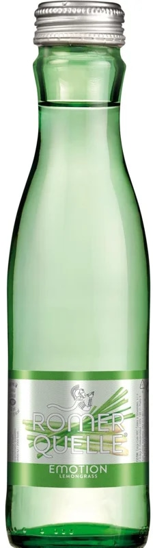 Römerquelle Emotion Lemongrass minerální voda s příchutí citronové trávy sycená sklo