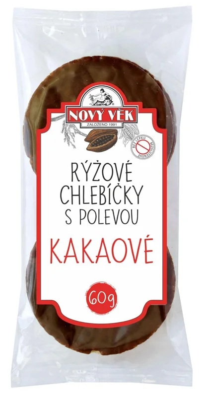 Nový věk Rýžové chlebíčky mléčnokakaové