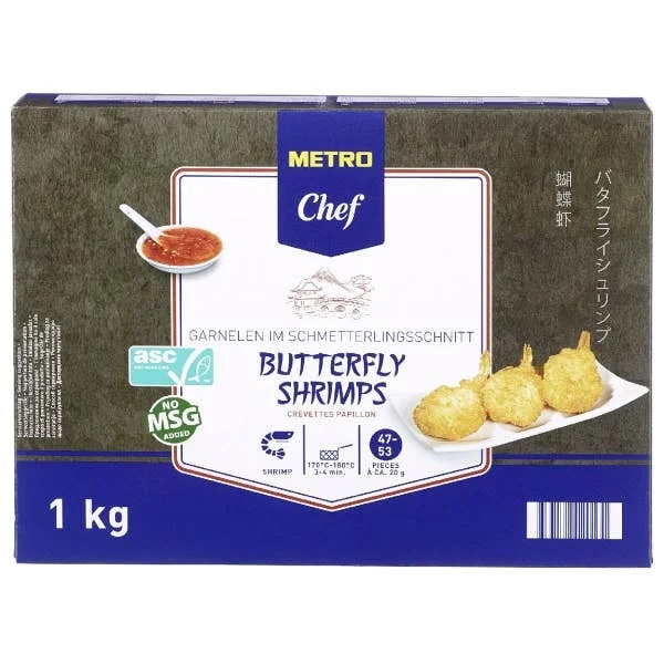 Metro Chef Krevety Butterfly