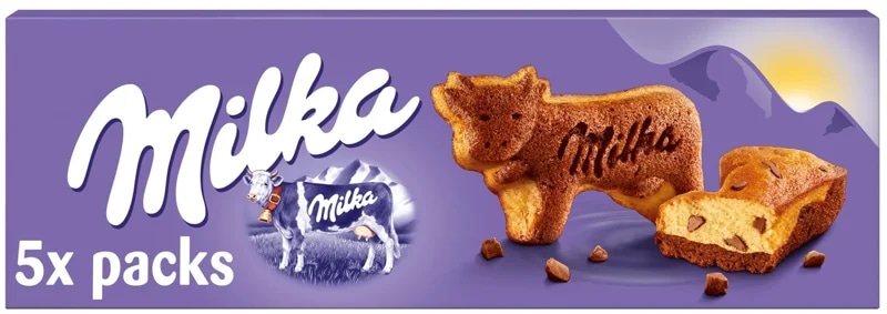 Milka jemné pečivo Tender Cow s kousky čokolády