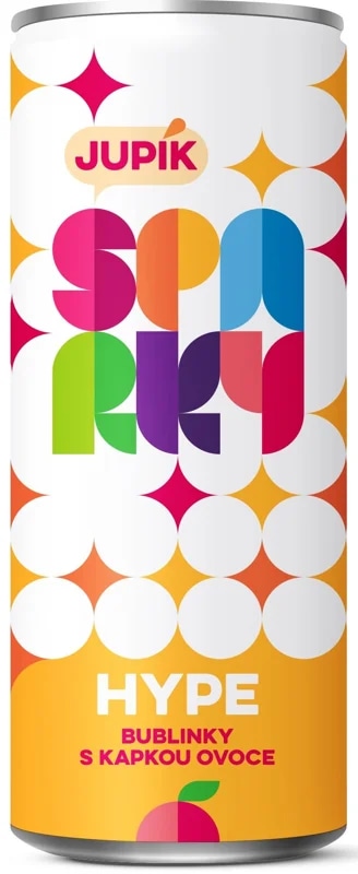 Jupík Sparky Hype Sycený nápoj plech