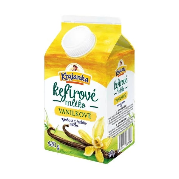 Krajanka Mléko kefírové 0,8% vanilka