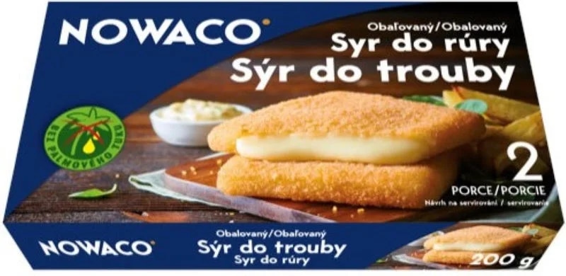 Nowaco Obalovaný sýr do trouby 2x100g