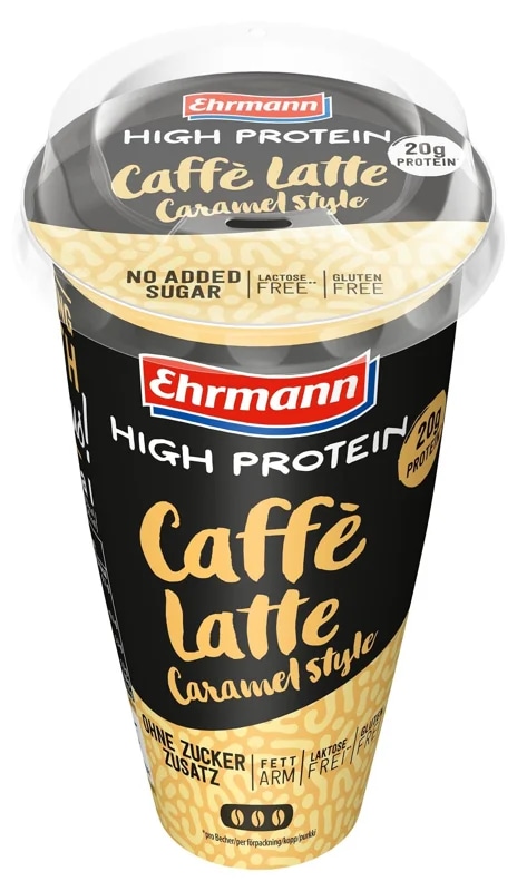 Ehrmann High Protein caffè latte caramel style