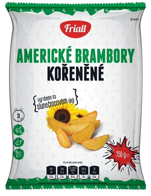 Friall Americké brambory do trouby kořeněné