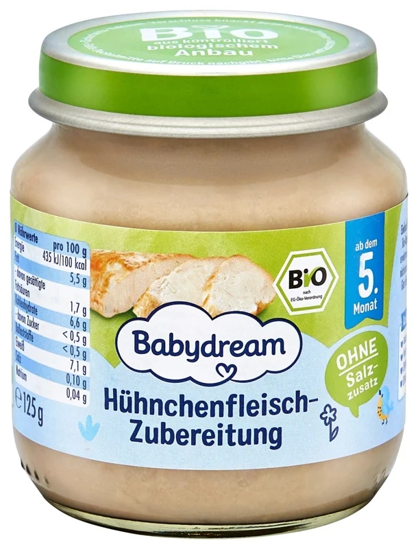 Babydream BIO Příkrm z kuřecího masa