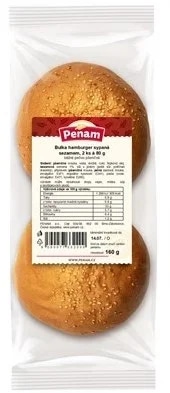 Penam Bulka hamburger sypaná sezamem 2x80g