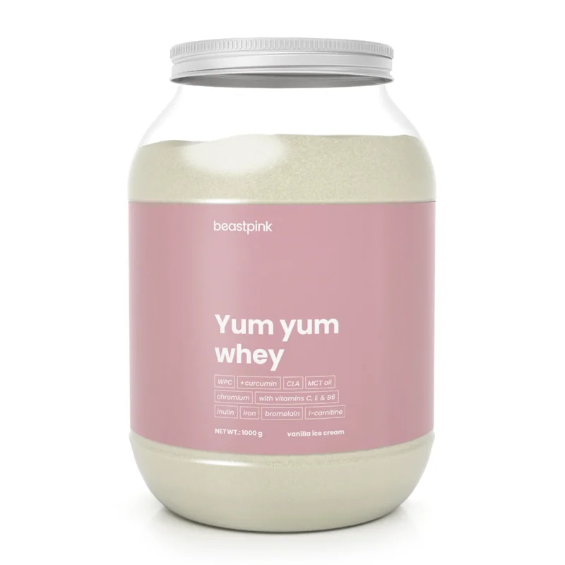 BeastPink Yum Yum Whey vanilková zmrzlina