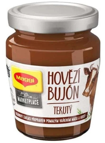 Maggi Tekutý bujón Hovězí sklenice