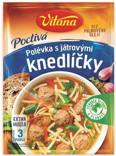Vitana Poctivá polévka s játrovými knedlíčky