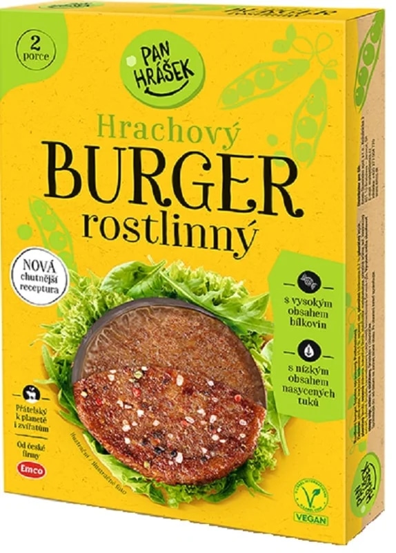 Pan Hrášek Rostlinný burger, 2 ks