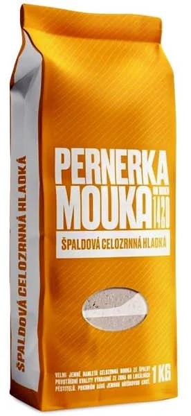 Pernerka Špaldová mouka celozrnná hladká