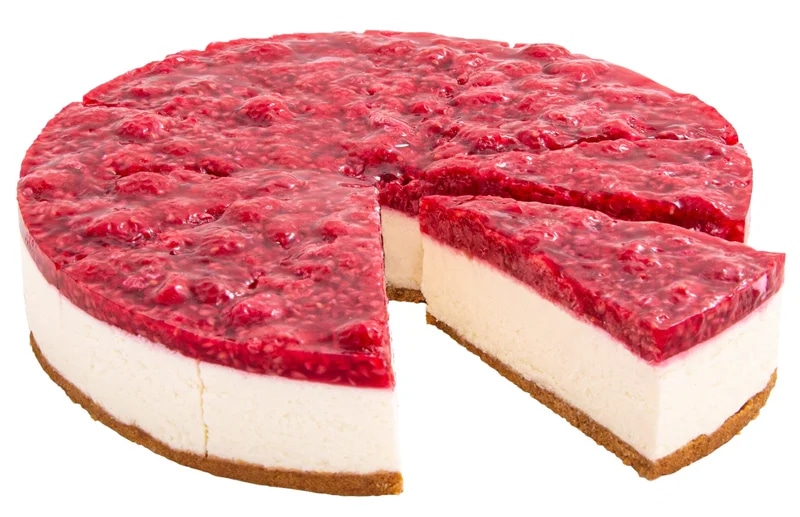 CrossCafe Berry white s malinami dort