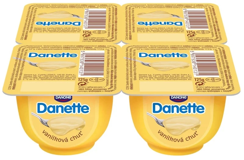 Danette Dezert vanilkový 4×125 g