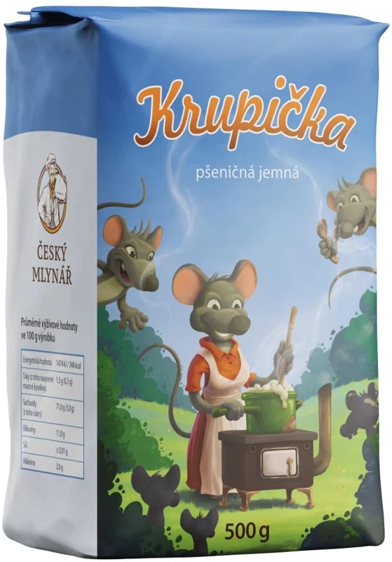 Český Mlynář Krupička pšeničná jemná