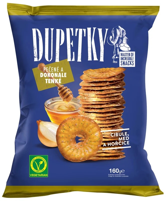 Dupetky Cibule, hořčice a med MAXI