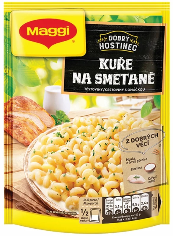 Maggi Dobrý Hostinec Kuře na smetaně těstoviny s omáčkou sáček