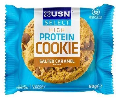 USN (Ultimate Sports Nutrition) USN High Protein Cookie - slaný karamel