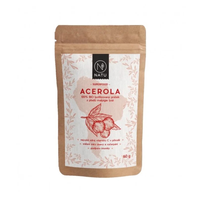NATU Acerola prášek Bio 60 g