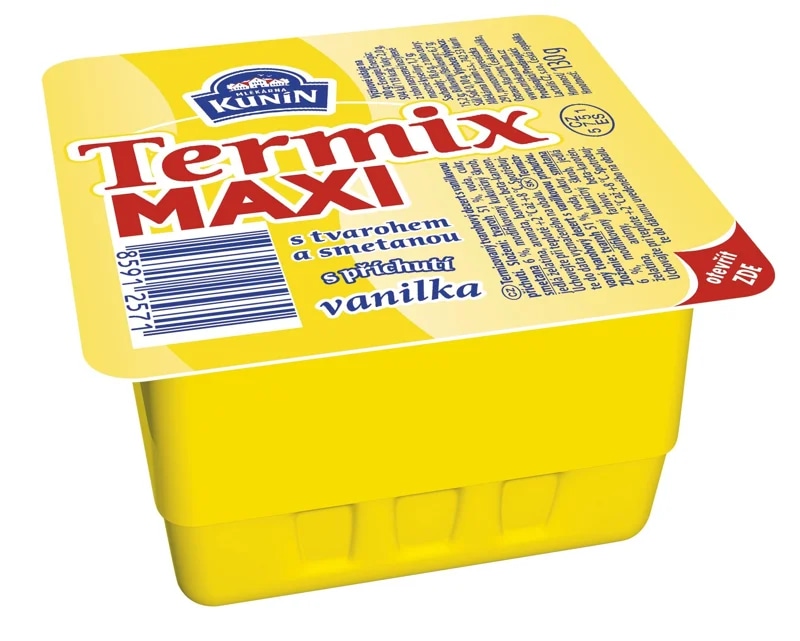Mlékárna Kunín Termix maxi s příchutí vanilka