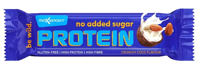 Max Sport Protein tyčinka s kokosem a mandlemi bez přidaného cukru