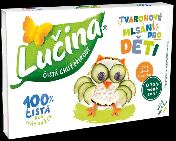 Lučina Pro děti tvarohovo smetanový sýr