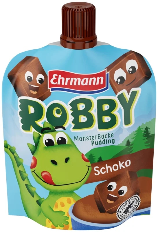 Ehrmann Robby puding čokoláda, kapsička
