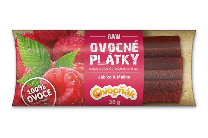 OVOCŇÁK ovocné plátky Malina