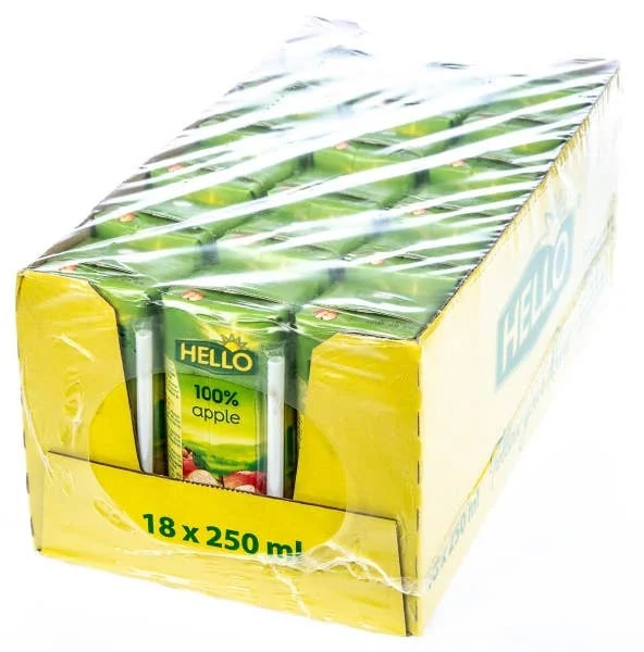 Hello Jablko 100% 18x250ml