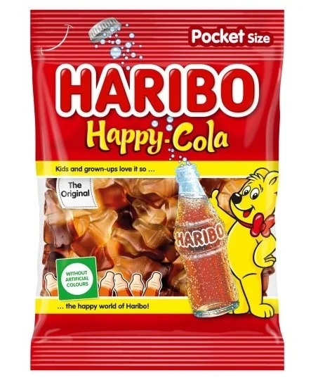 HARIBO HAPPY COLA - Želé cola lahvičky s kolovou příchutí