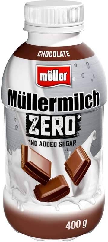 Müllermilch Zero mléčný nápoj čokoláda bez přidaného cukru