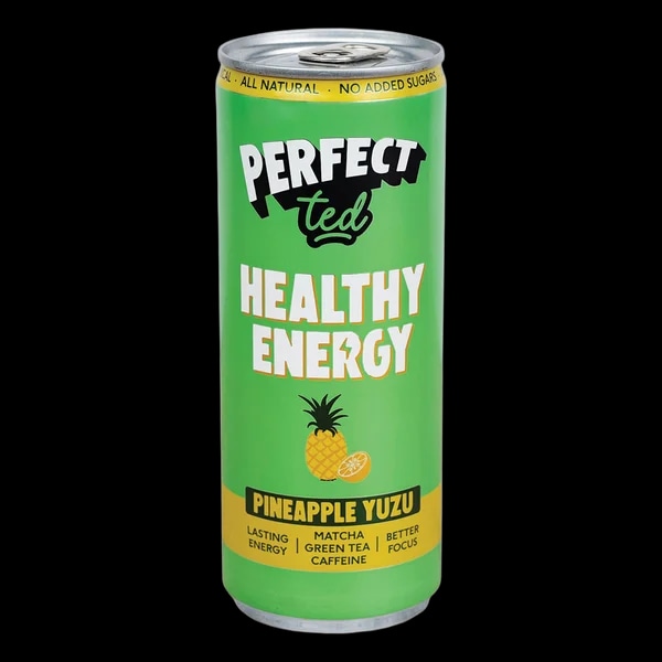 Natu Healthy Matcha Energy Drink ananas a yuzu