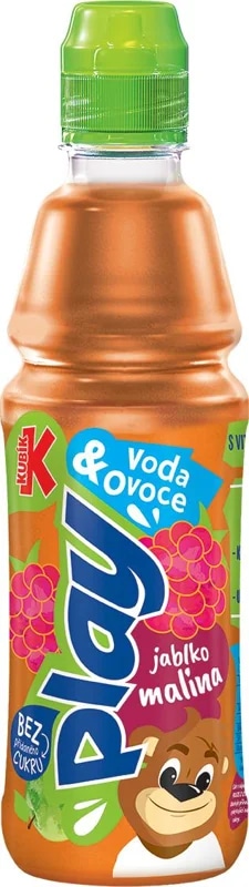 Kubík Play Voda + ovoce příchuť Malina