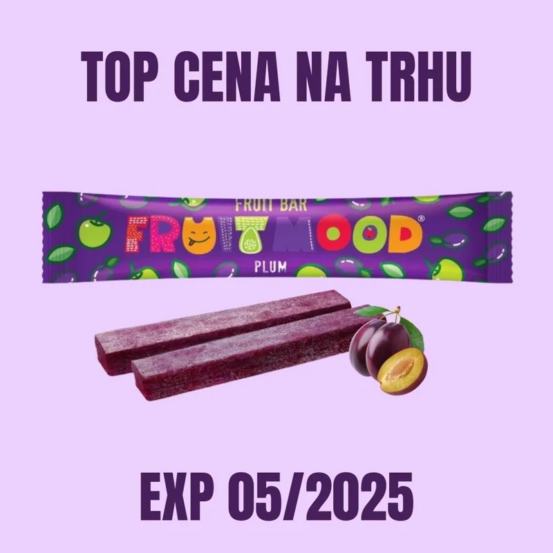 Sergio Ovocná tyčinka Fruit Mood švestka EXP 05/2025
