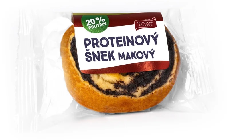 Hradecká pekárna Proteinový šnek