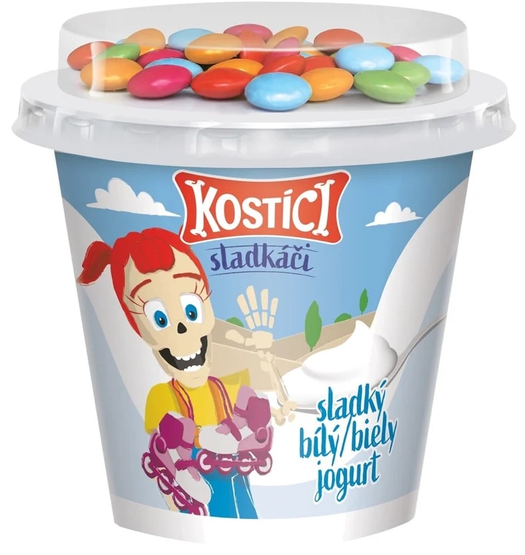 Kostíci Sladkáči jogurt bílý