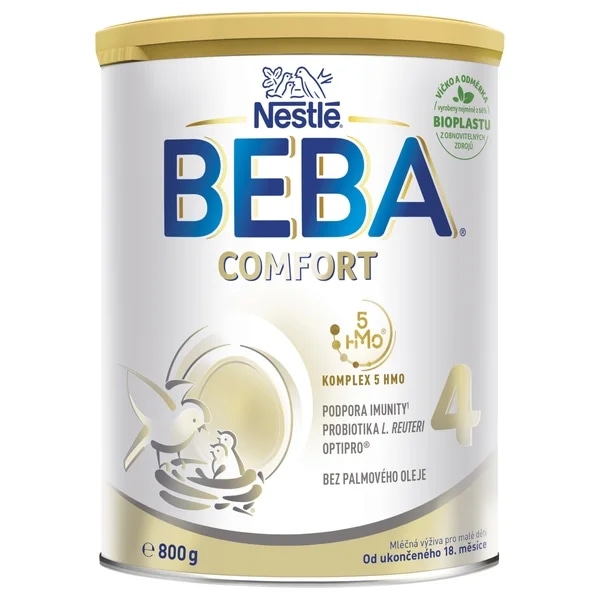 BEBA COMFORT 4, 5 HMO, mléko pro malé děti