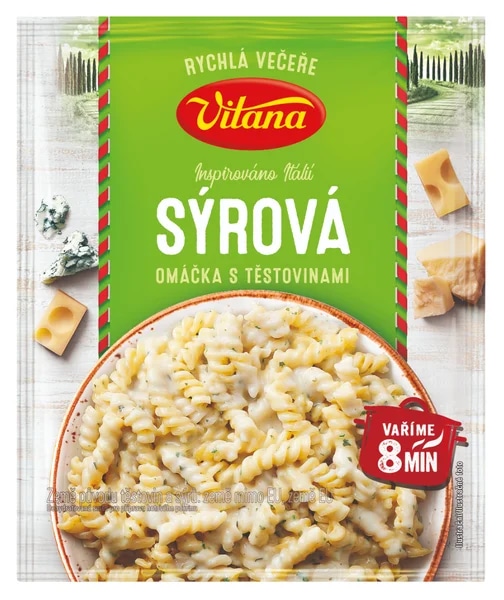 Vitana Sýrová omáčka s těstovinami