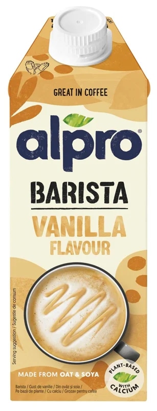 Alpro Barista ovesno-sójový nápoj s vanilkovou příchutí