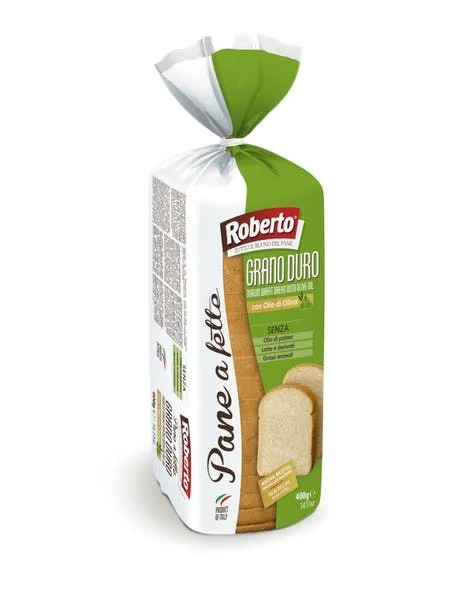 Roberto Pane al Grano Duro chléb z tvrdé pšenice s olivovým olejem